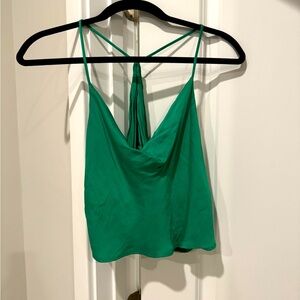 Size medium green Zara top